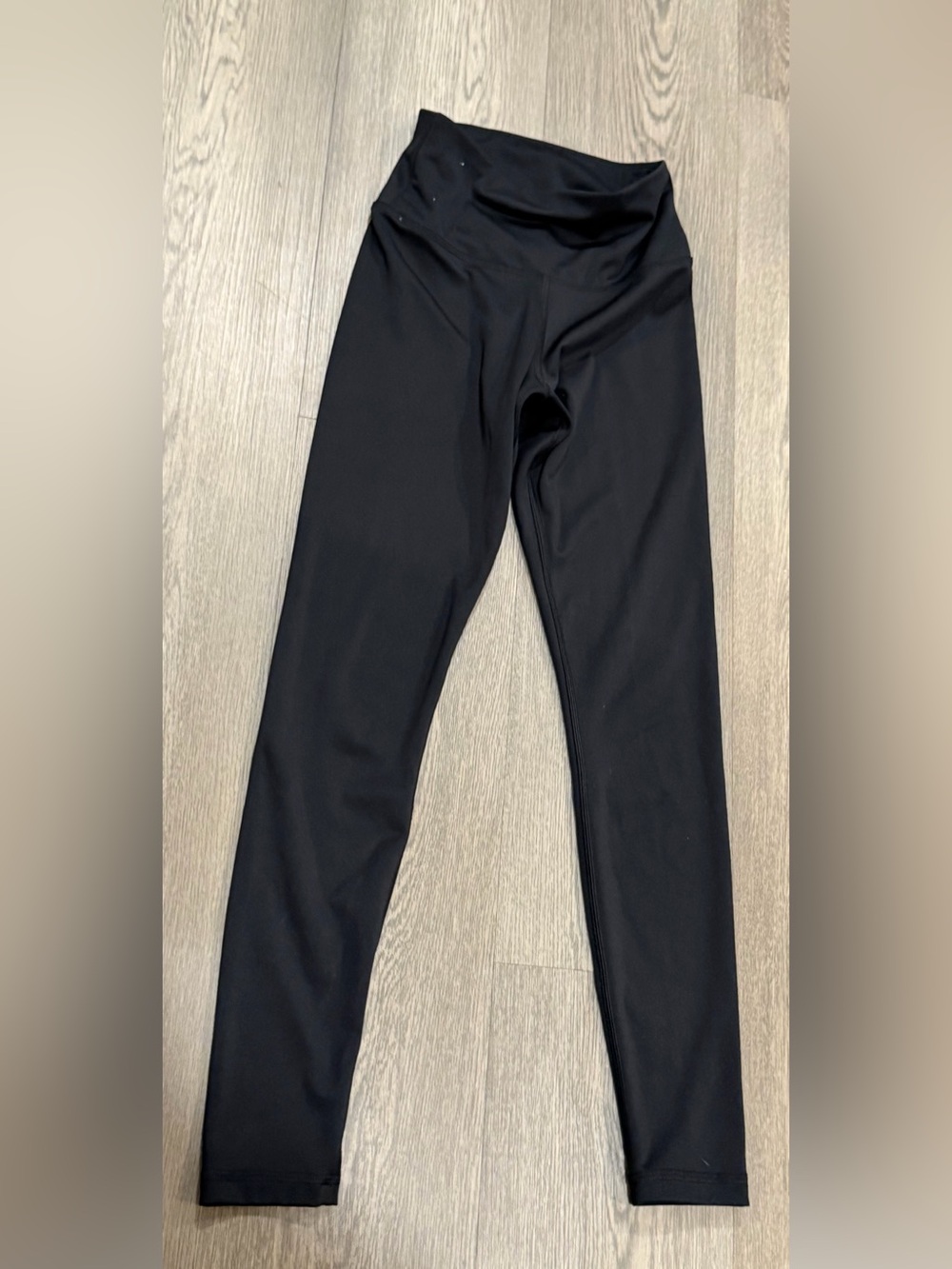 Reebok Womenās Black XS Activewear Pull On Solid Leggings Pants